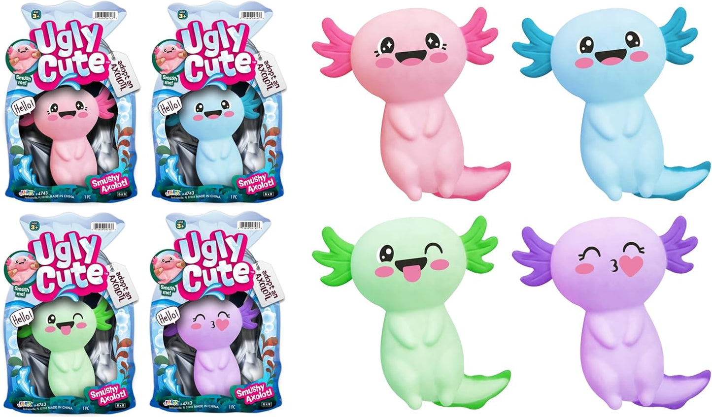 JA-RU UGLY CUTE SMUSHY AXOLOTL SQUISHY TOY