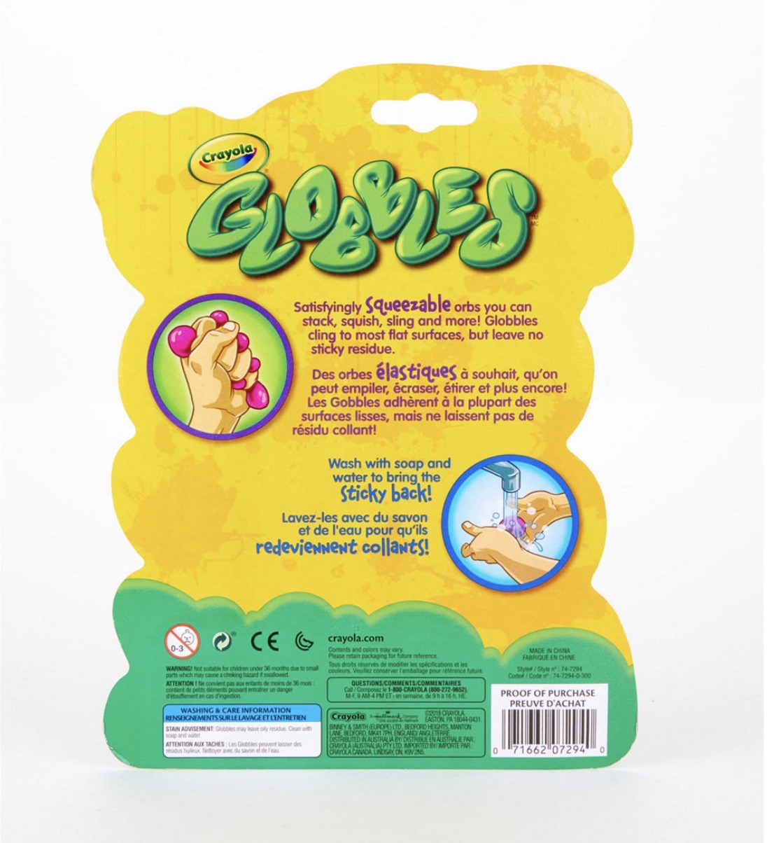 CRAYOLA GLOBBLES 6 PACK