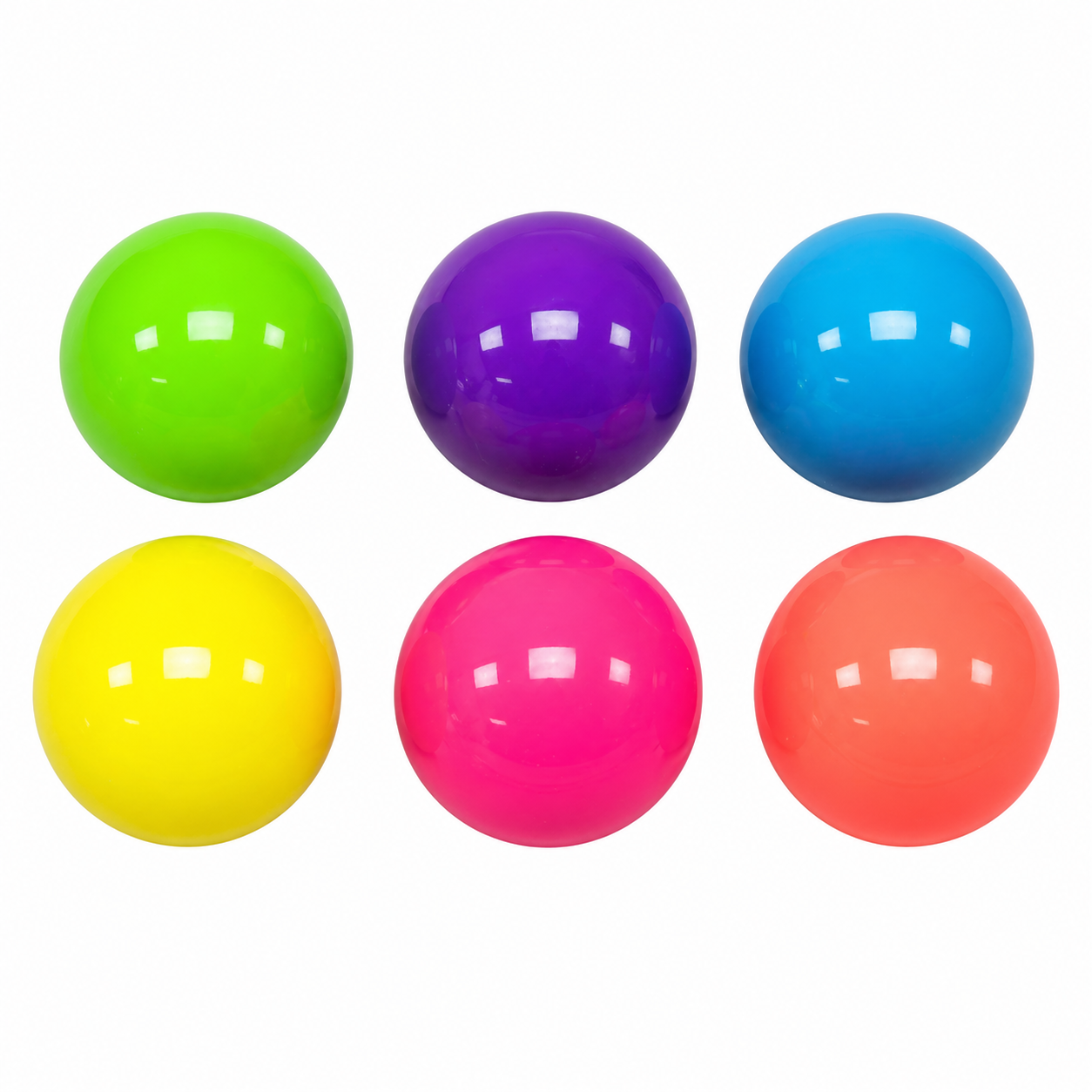 Expressions Rainbow Squeeze Ball Fidget Toys (12pc) – Colorful Stress Relief Sensory Squishy Set