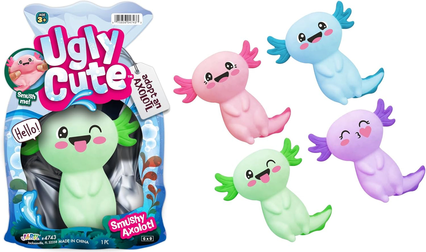 JA-RU UGLY CUTE SMUSHY AXOLOTL SQUISHY TOY